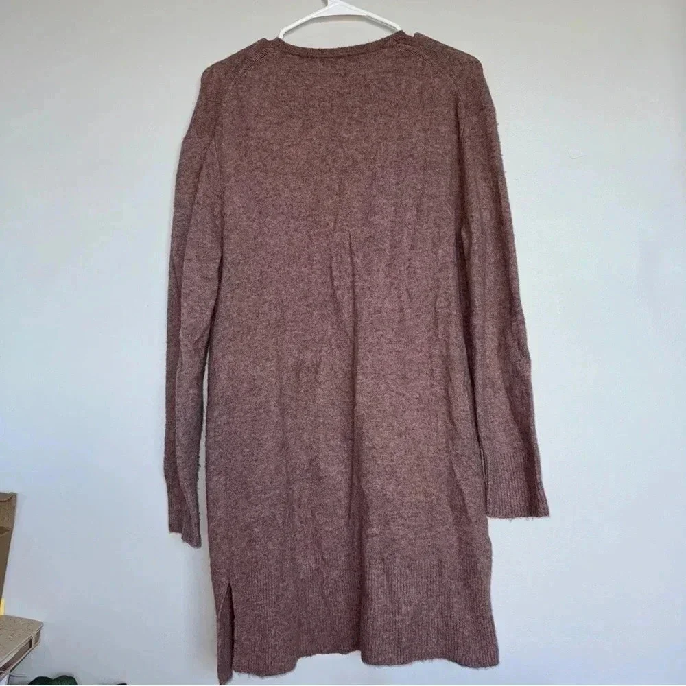 Madewell Kent Cardigan Long Sweater in Coziest Yarn Purple Pink Womens Size S - Picture 6 of 7